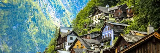 Hallstatt, a picturesque village located in Central Austria