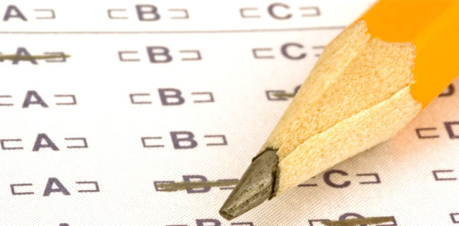 A pencil and a multiple answer questionnaire
