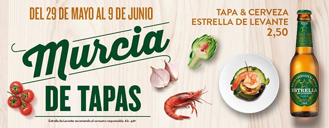Poster promoting tapas food