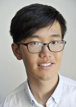 Portrait image of a student wearing glasses