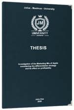 A leather bound thesis